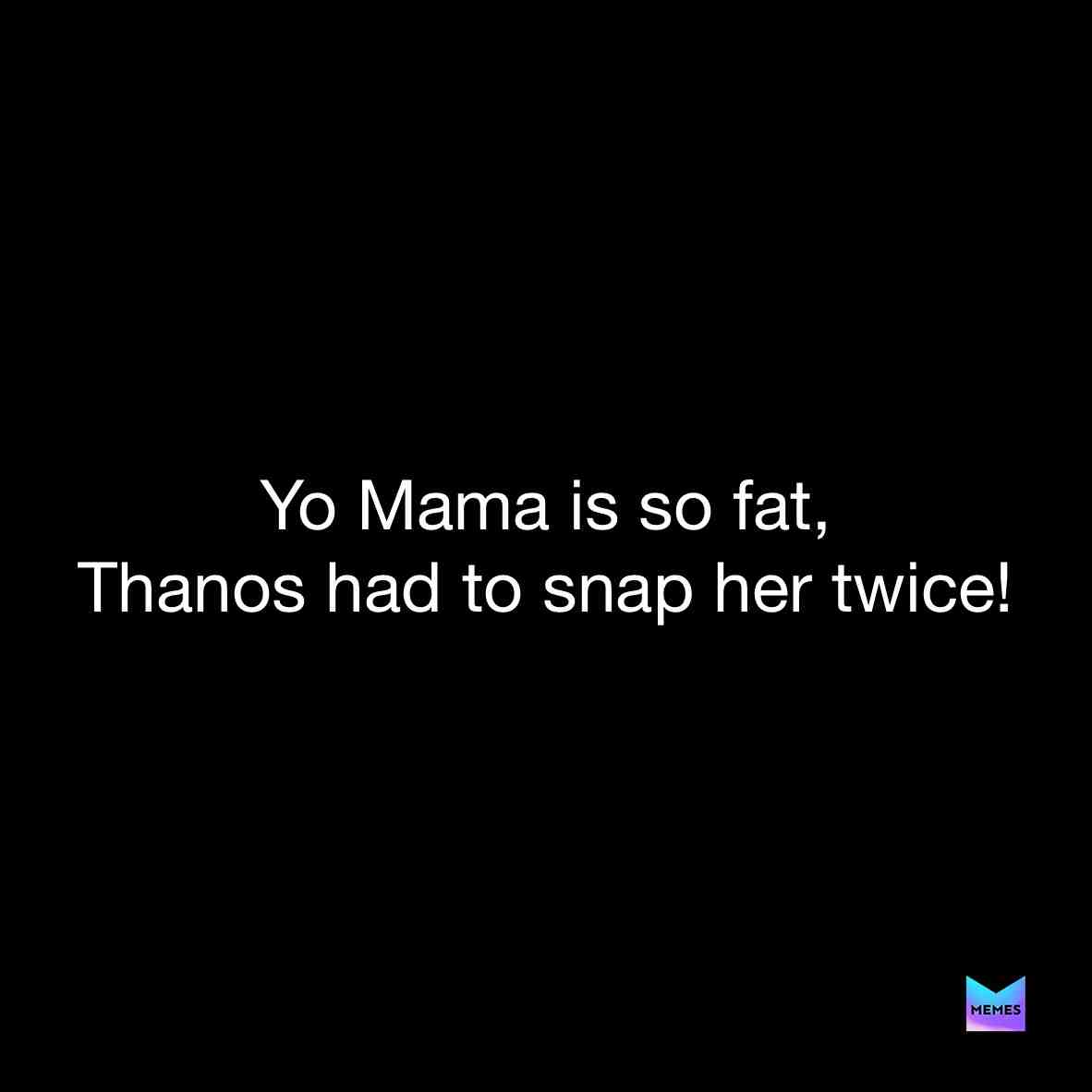 #marvel #thanos #yomama #memes