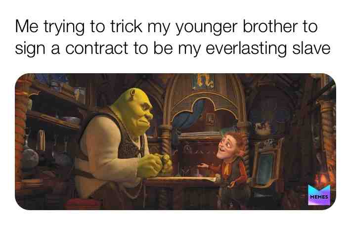 #Shrek #Littlebrother
