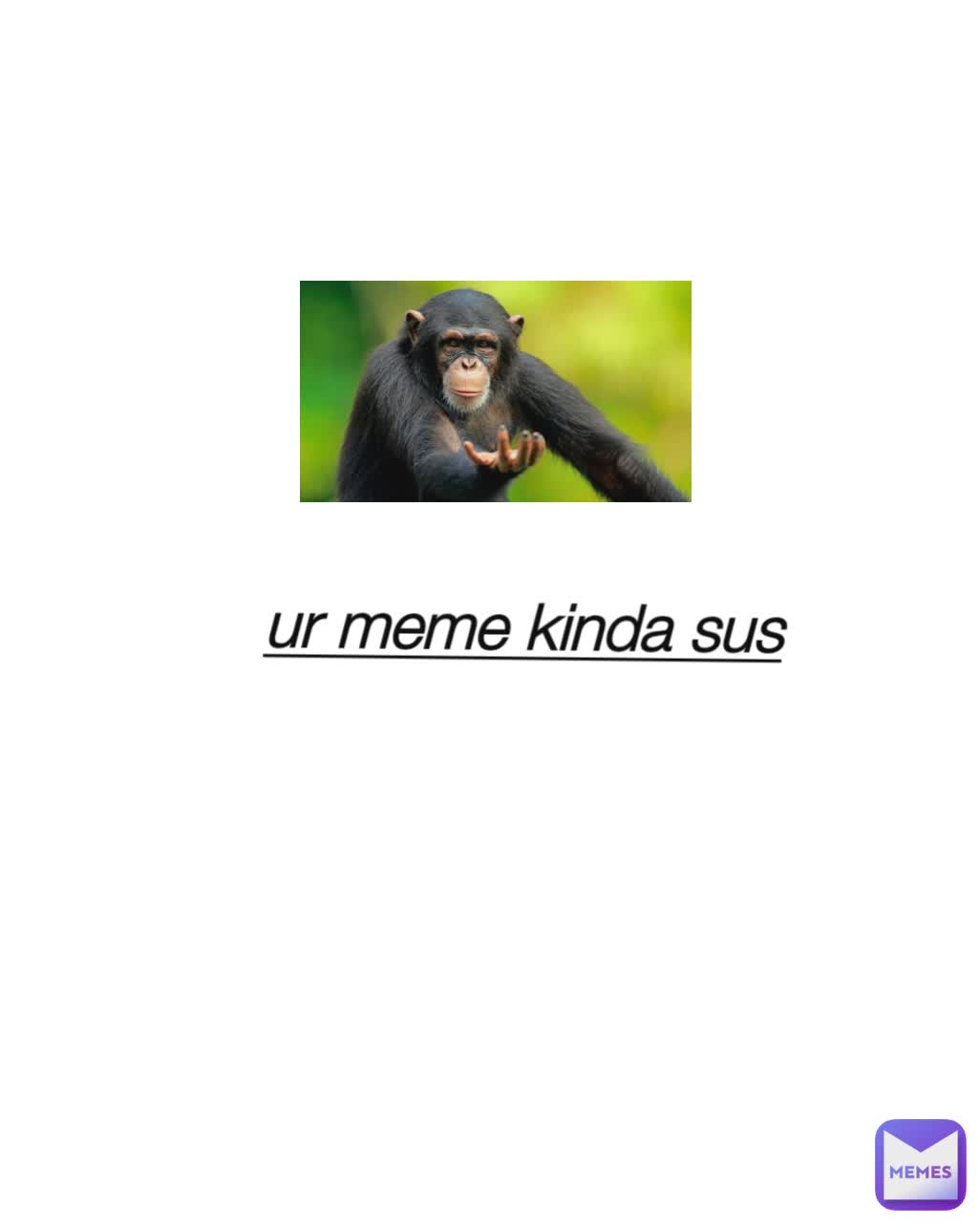 Sus Monkey Meme