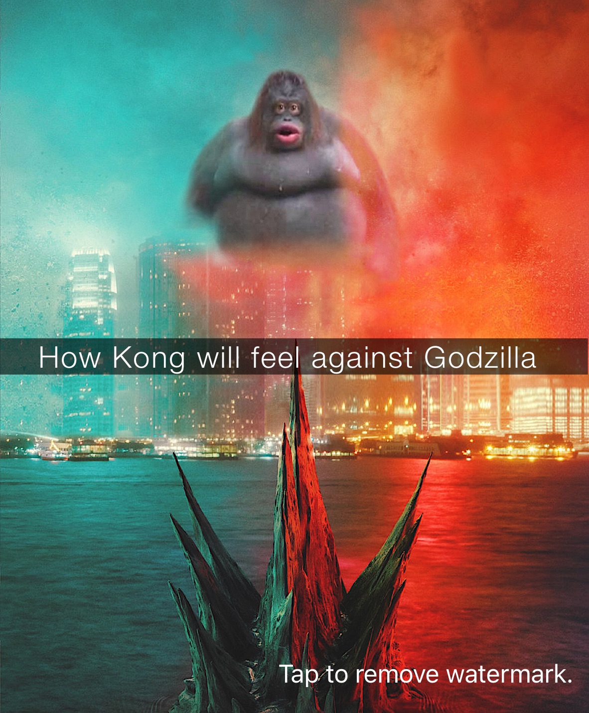 How Kong will feel against Godzilla ￼