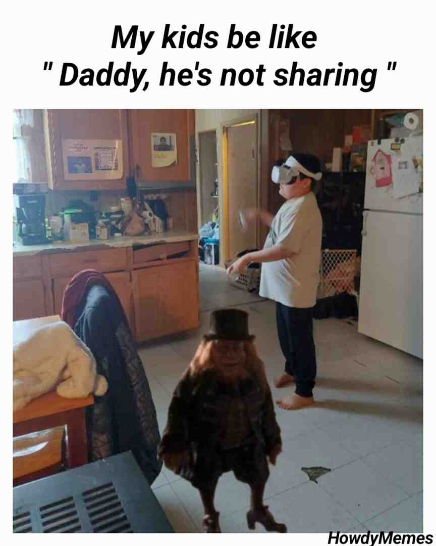 Meme shared by @HowdyMemes