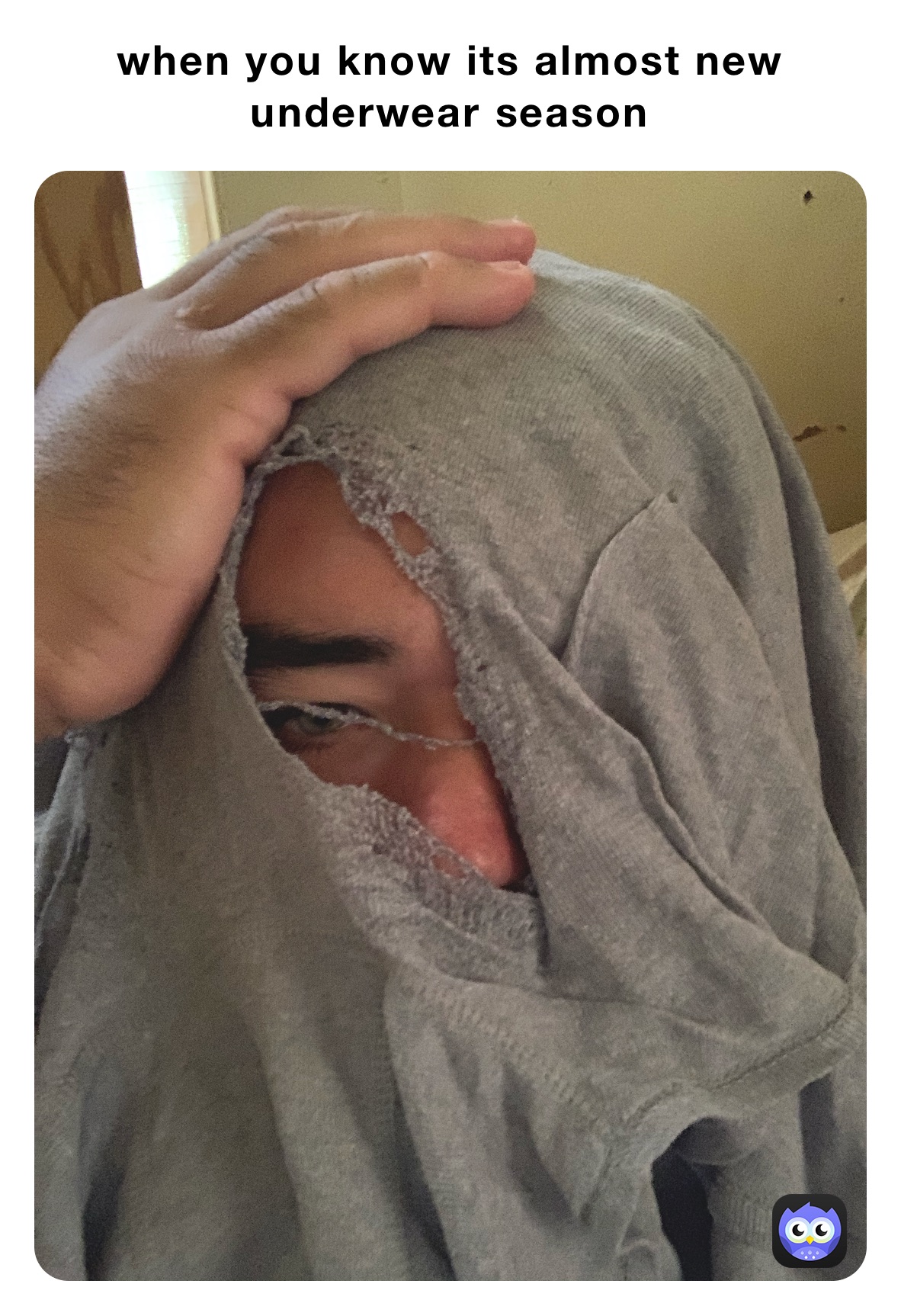 when you know its almost new underwear season