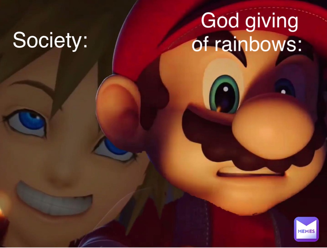 God giving of rainbows: Society: