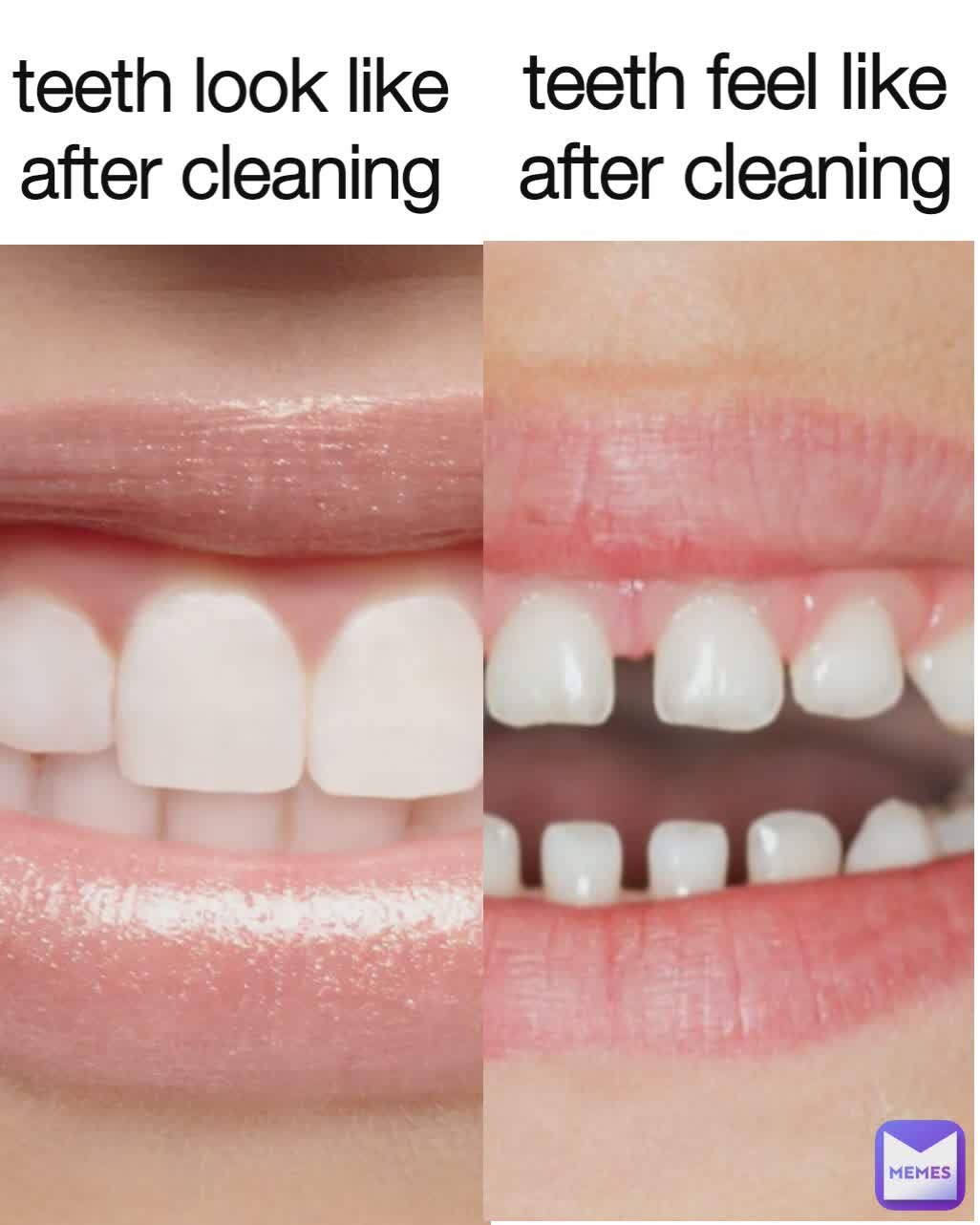 teeth feel like after cleaning teeth look like after cleaning