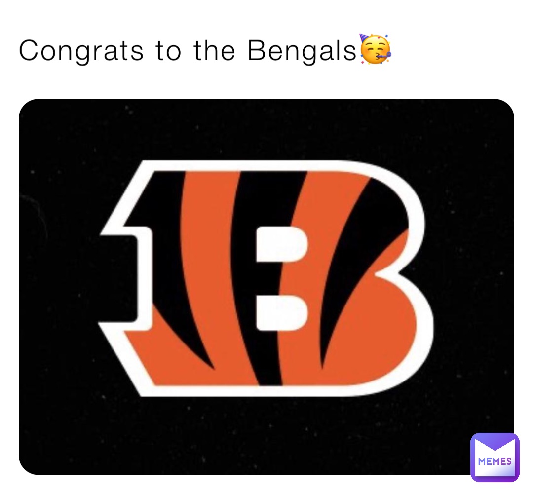 Congrats to the Bengals🥳