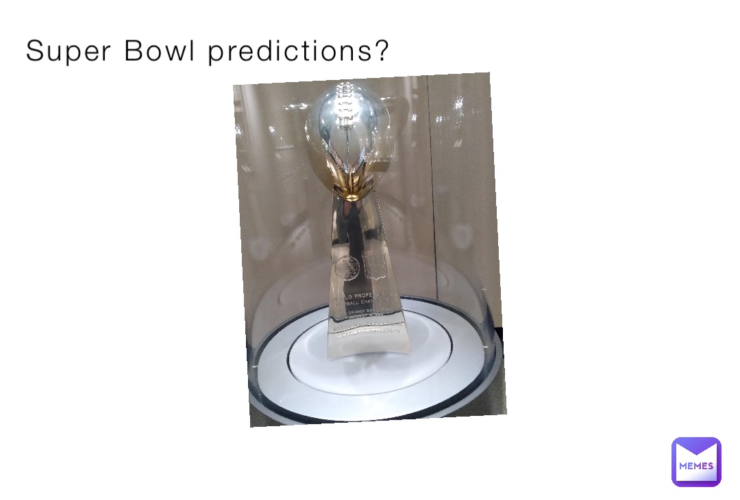 Super Bowl predictions?