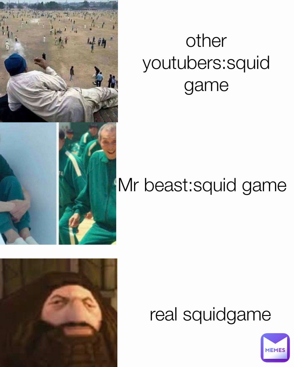 Mr beast:squid game other youtubers:squid game real squidgame