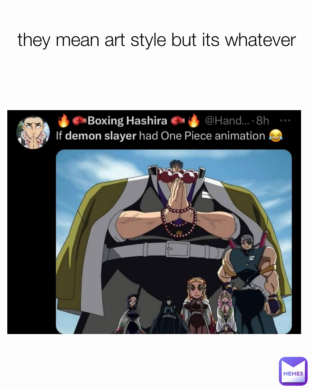 they mean art style but its whatever