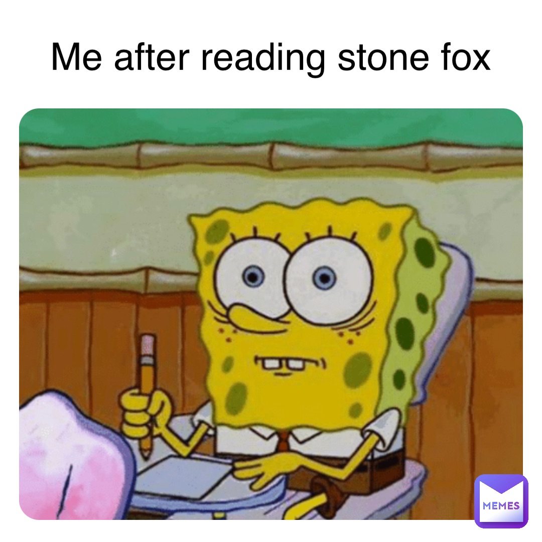 Double tap to edit Me after reading stone fox