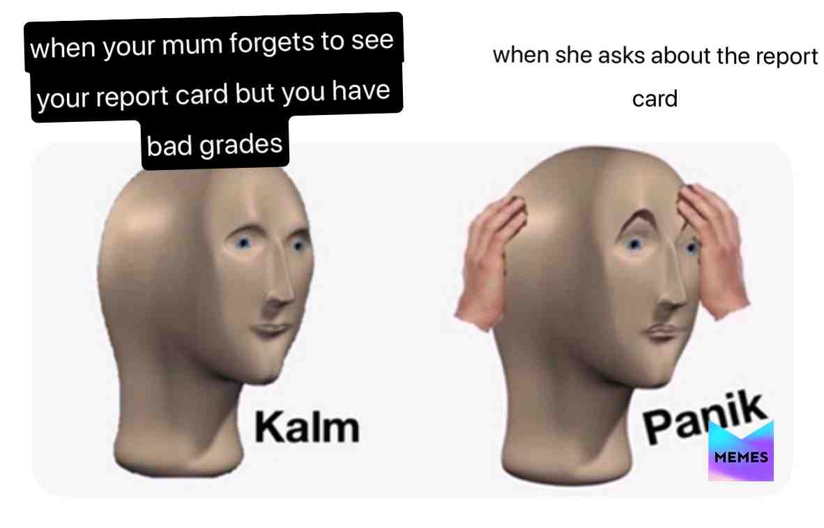 I really did have bad grades and I thought that my #Arab mum will yell at me or hit me but Instade she didn’t do anything to me that’s a miracle