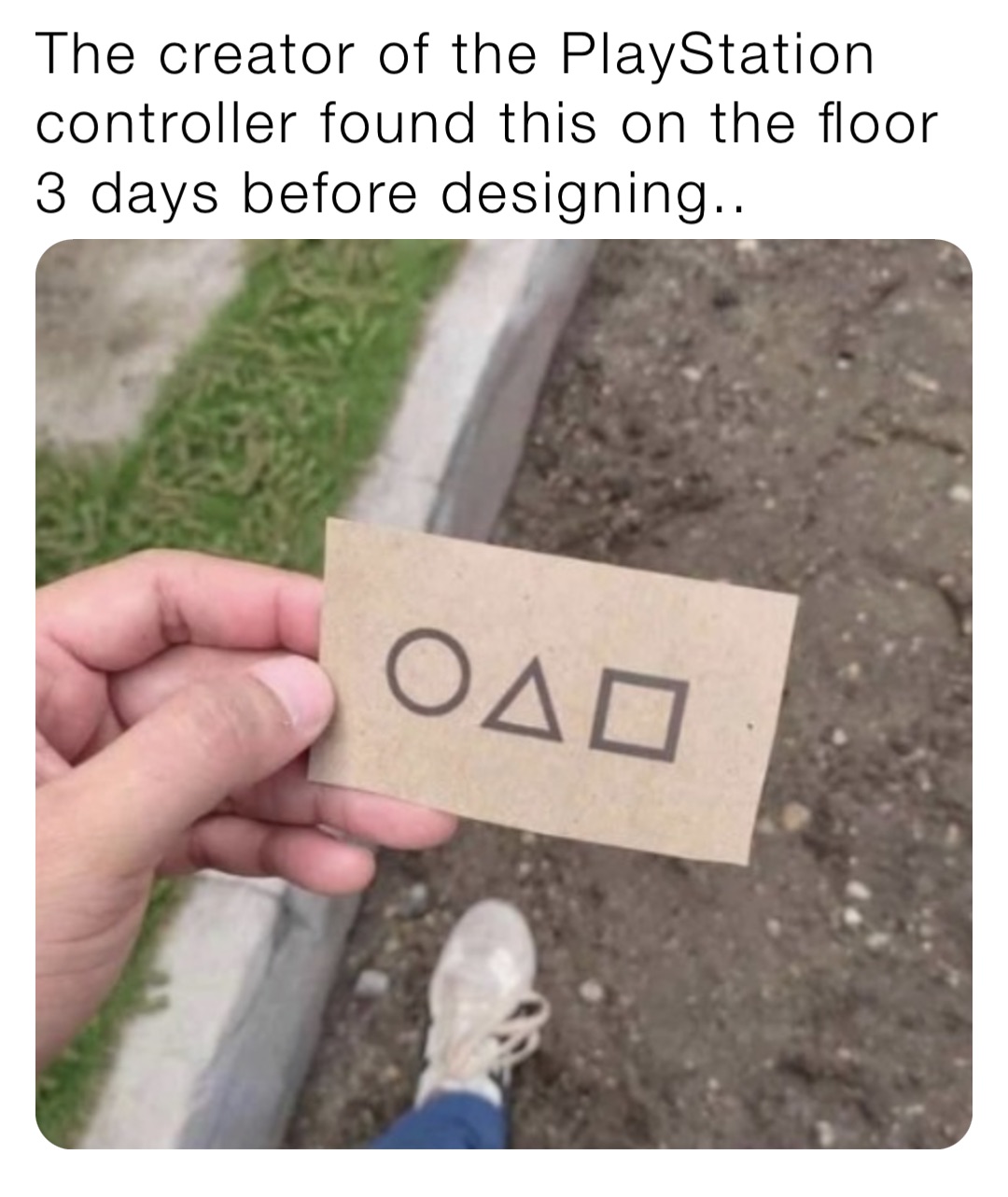The creator of the PlayStation controller found this on the floor 3 days before designing..
