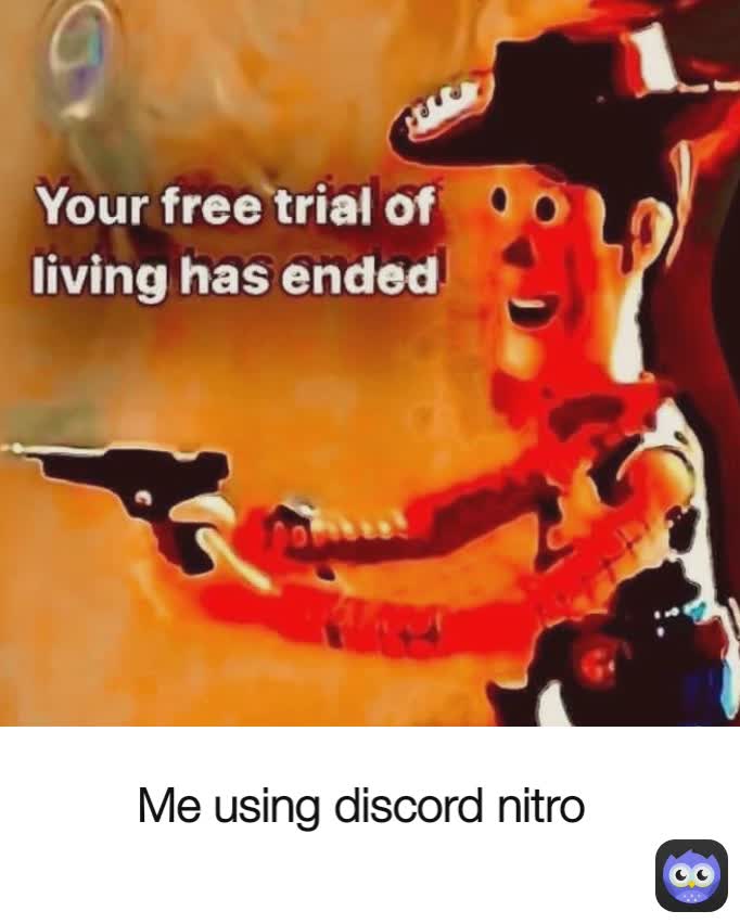 Me using discord nitro
