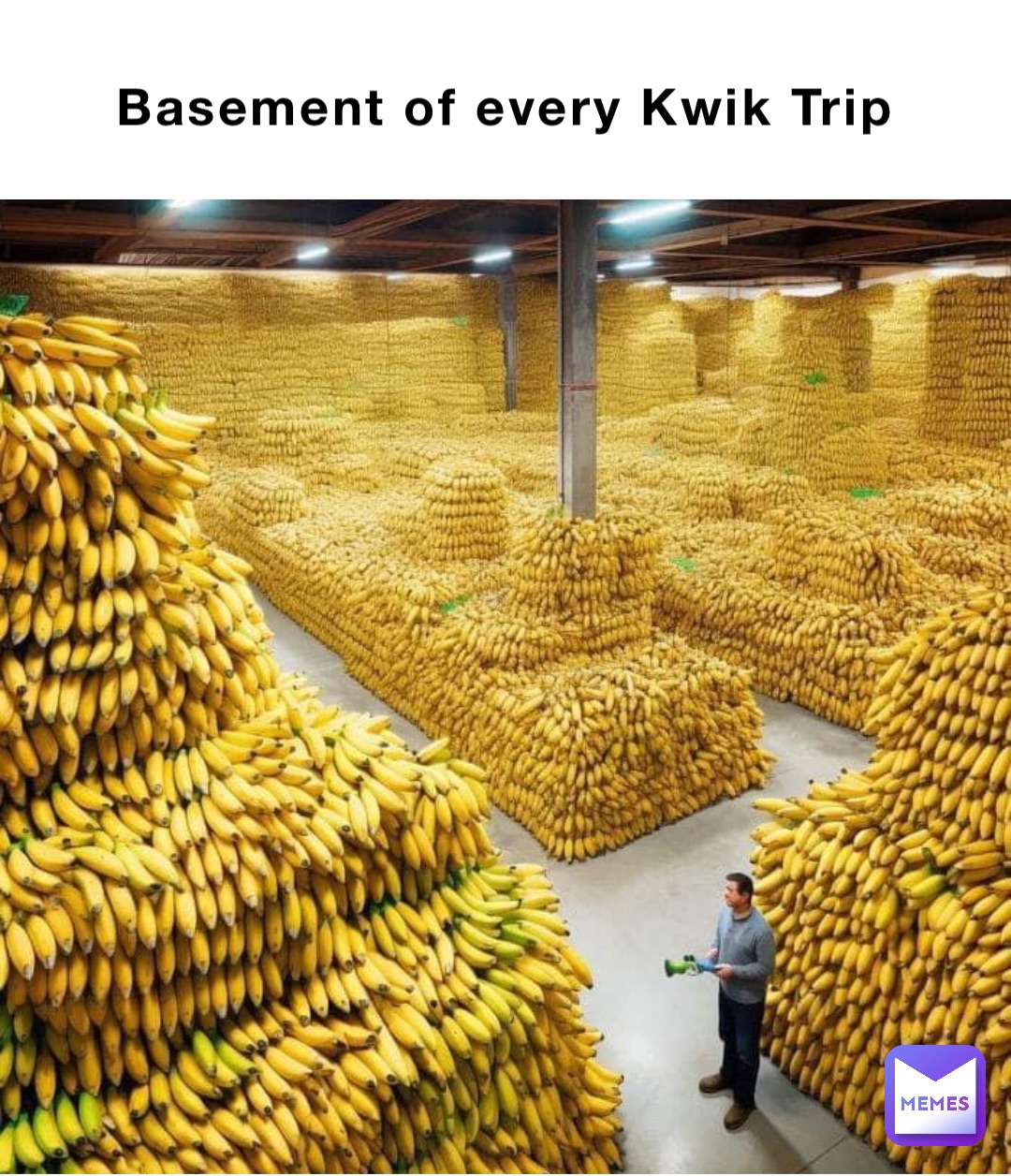 Basement of every Kwik Trip Double tap to edit