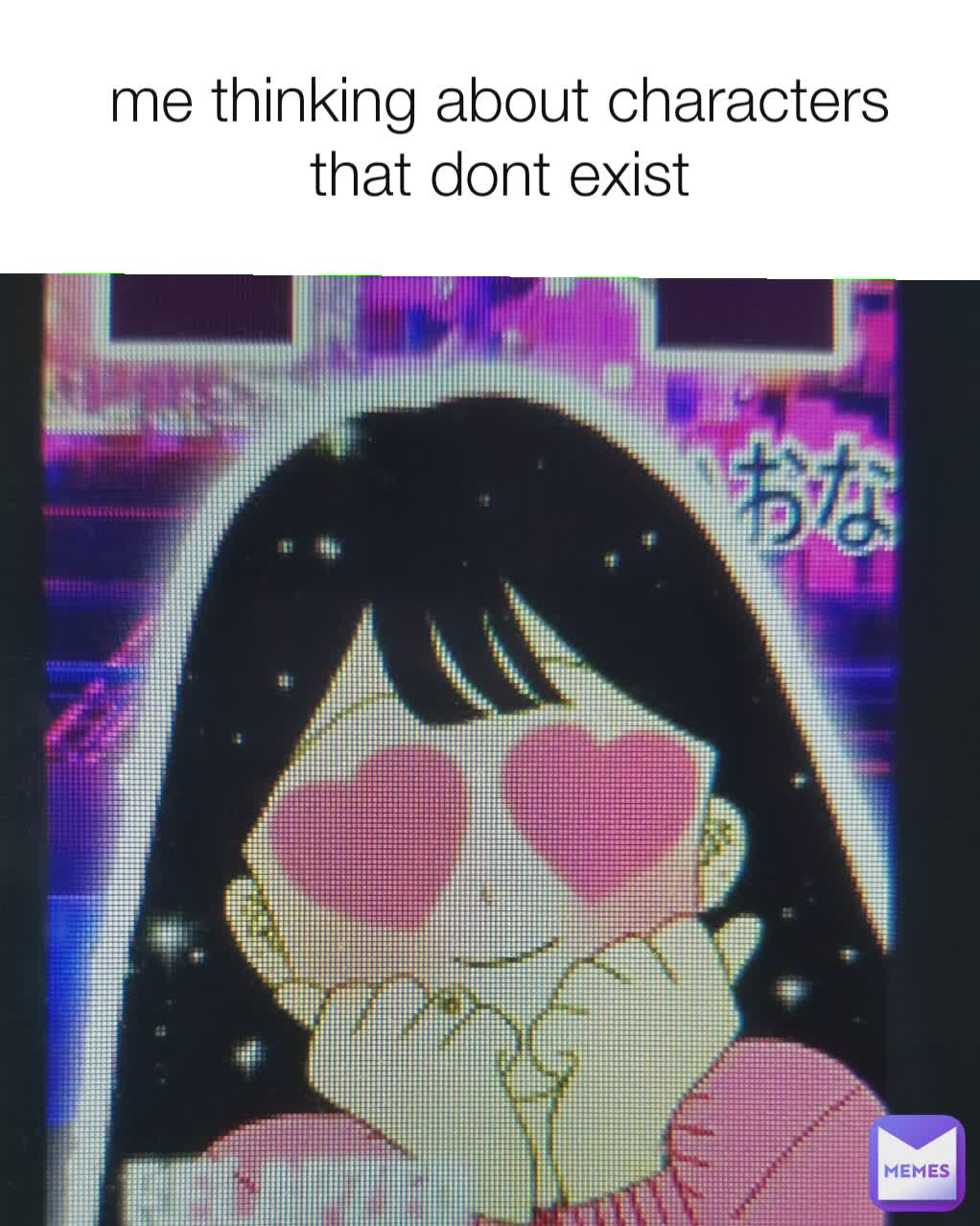 me thinking about characters that dont exist