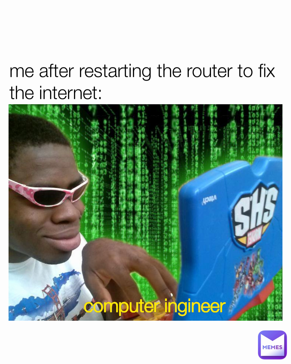 computer ingineer me after restarting the router to fix the internet: