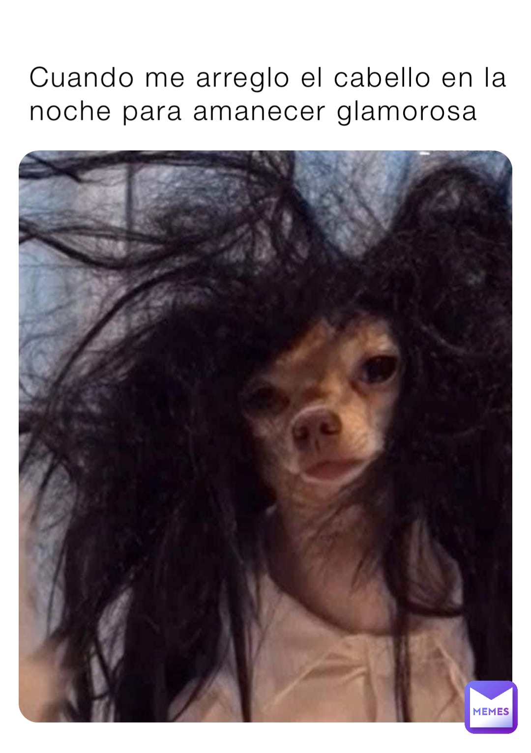 Cuando me arreglo el cabello en la noche para amanecer glamorosa