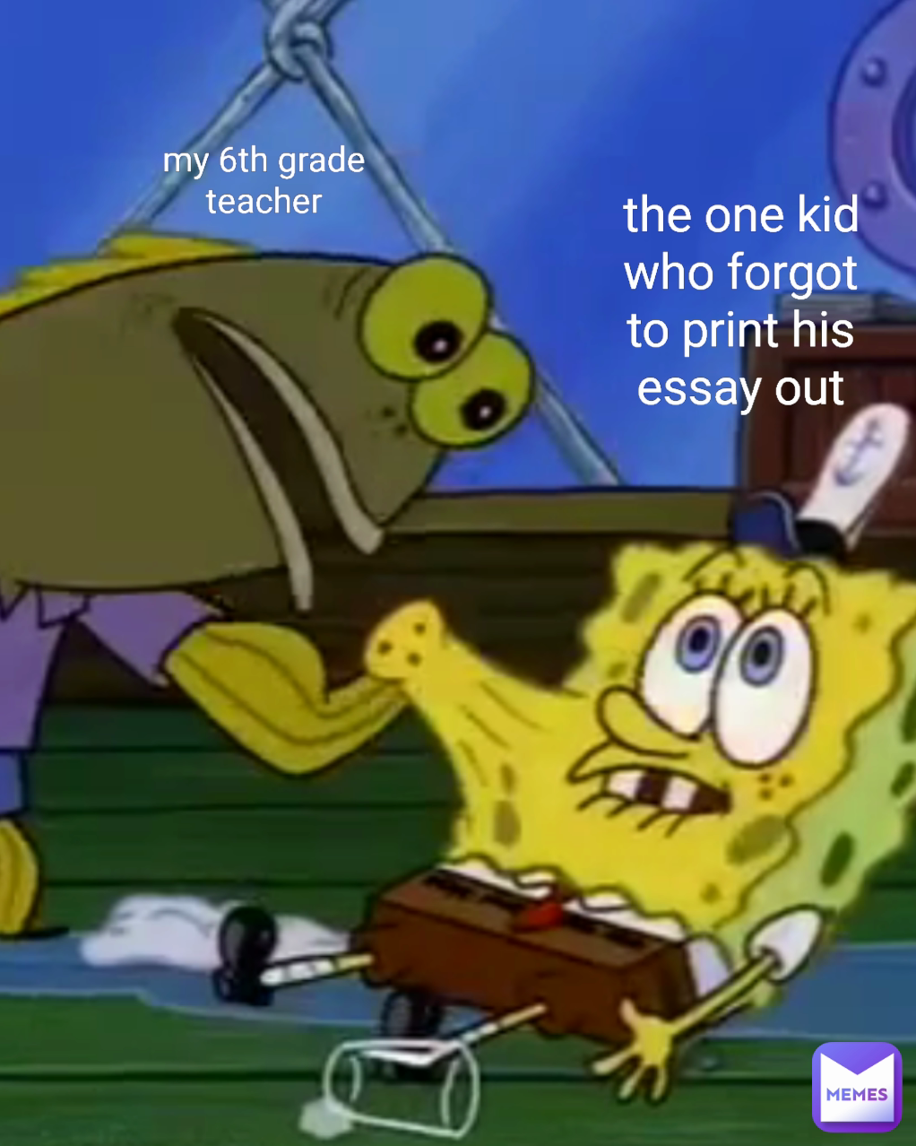 my anxiety the one kid who forgot to print his essay out my 6th grade teacher