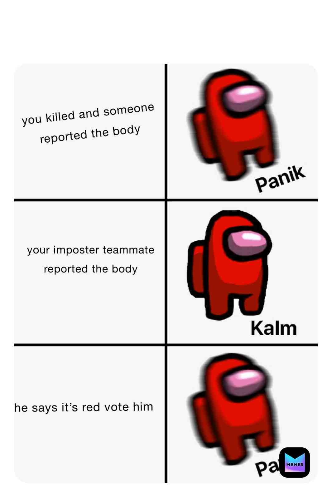 Meme shared by @nameless_cool_kid