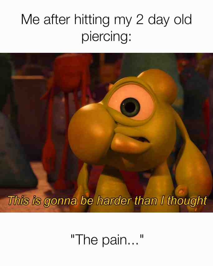 Oof. Be careful!