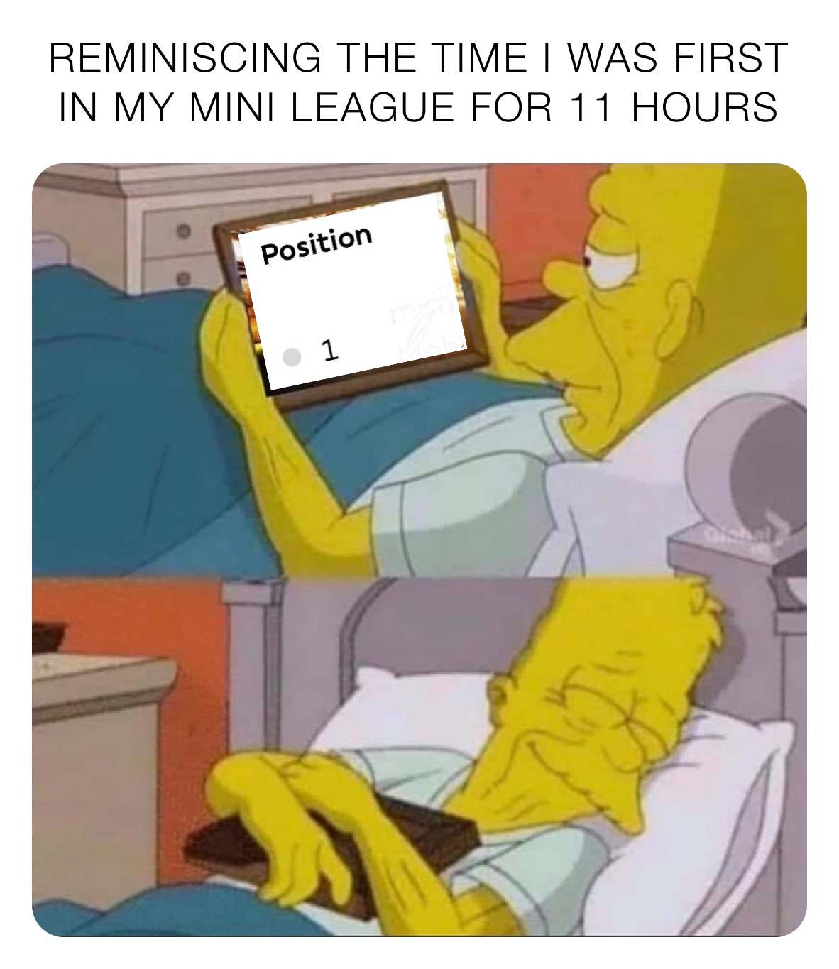 REMINISCING THE TIME I WAS FIRST IN MY MINI LEAGUE FOR 11 HOURS |  @xwy5ddxaev | Memes