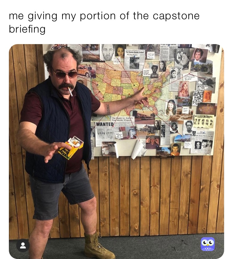 me giving my portion of the capstone briefing