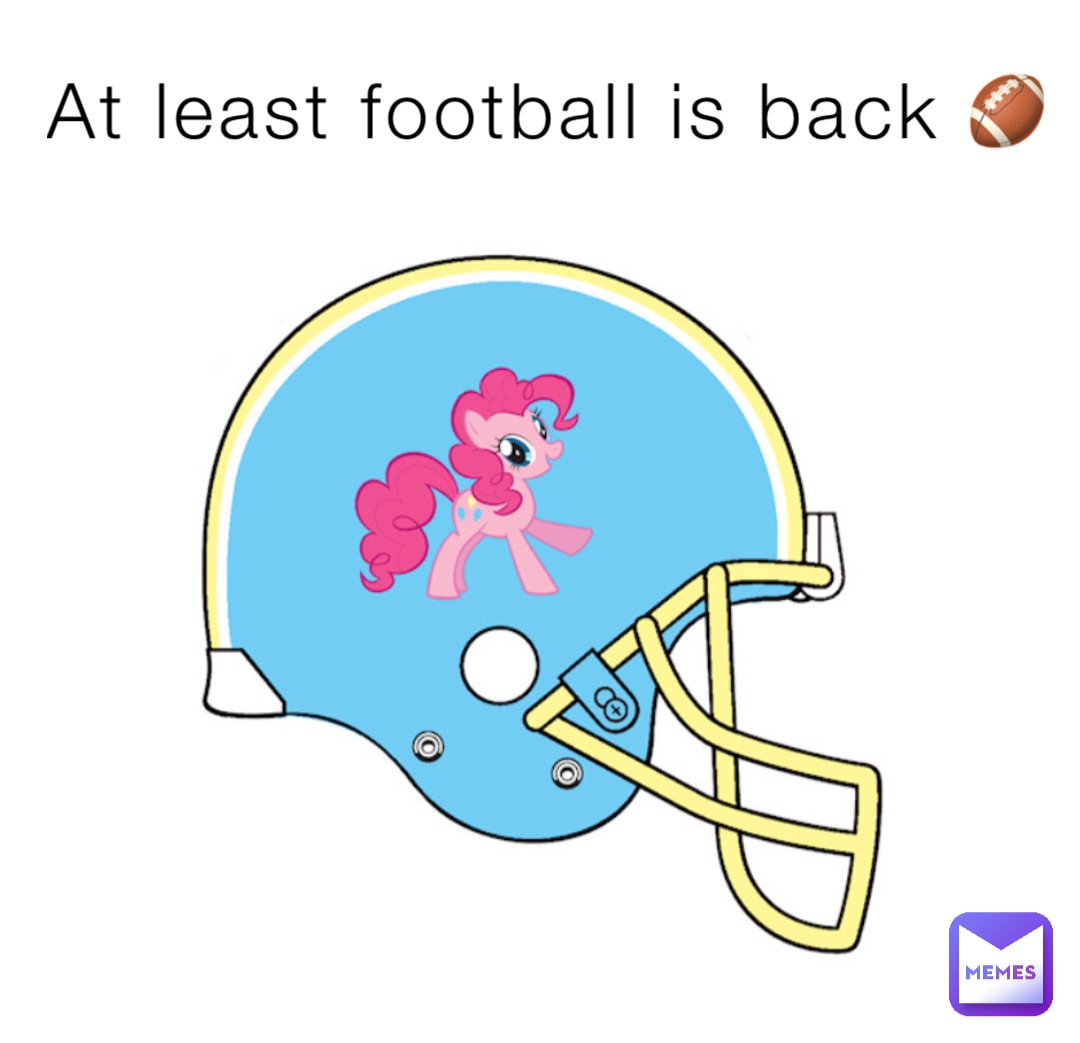 At least football is back 🏈