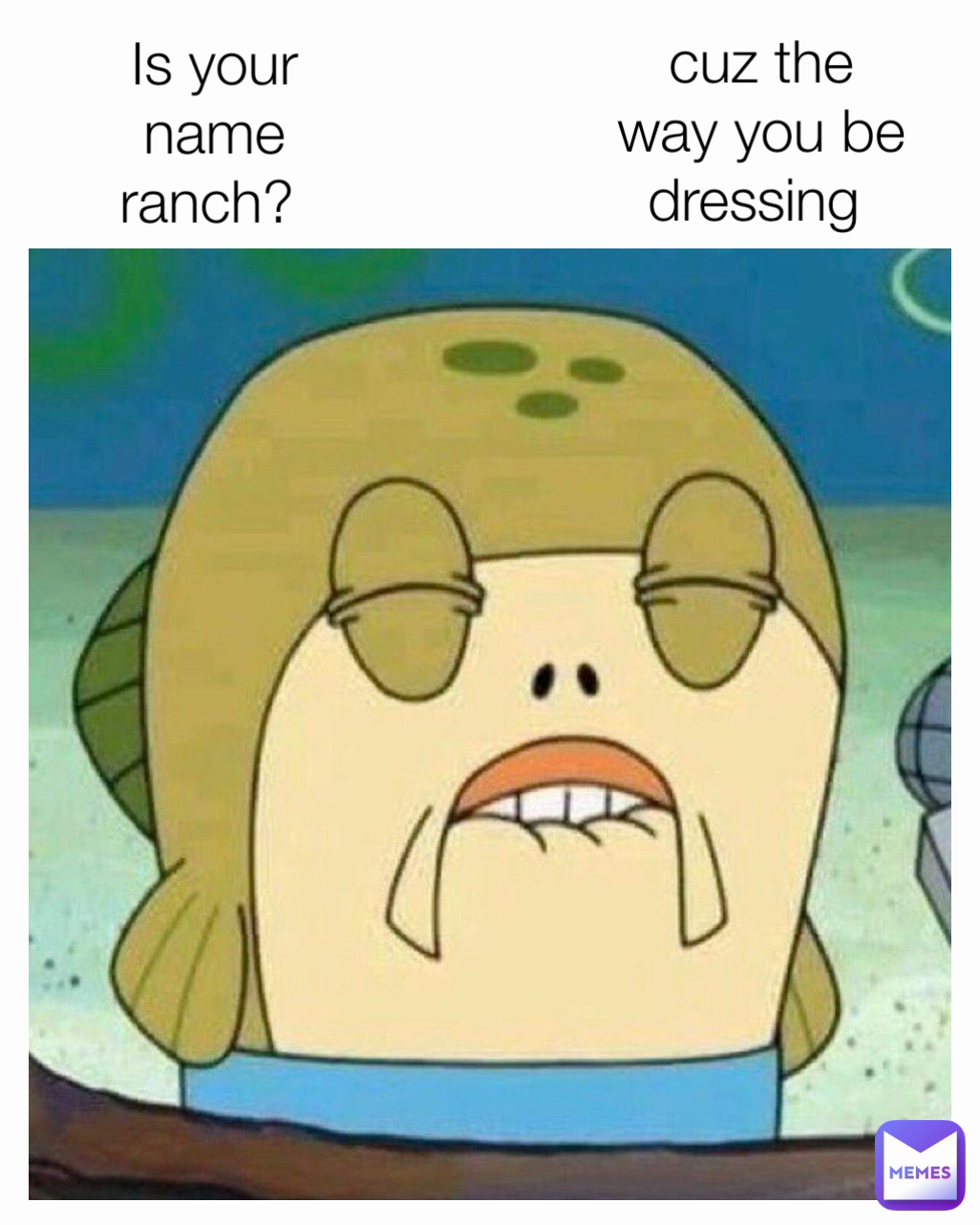 Is your name ranch?  cuz the way you be dressing 