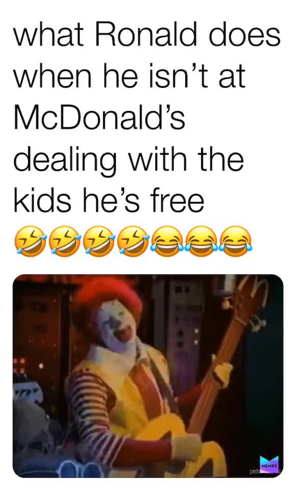 #Crazy Ronald