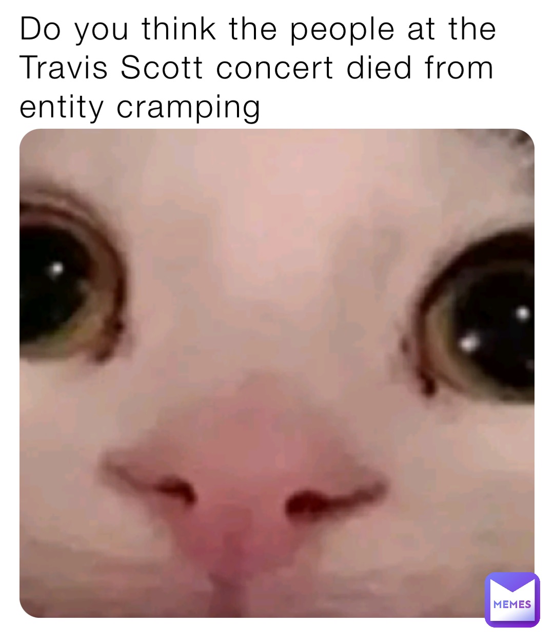 Do you think the people at the Travis Scott concert died from entity cramping