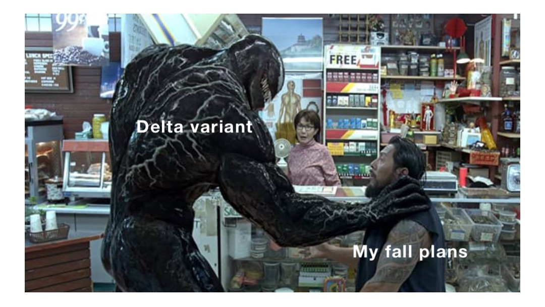 My fall plans Delta variant