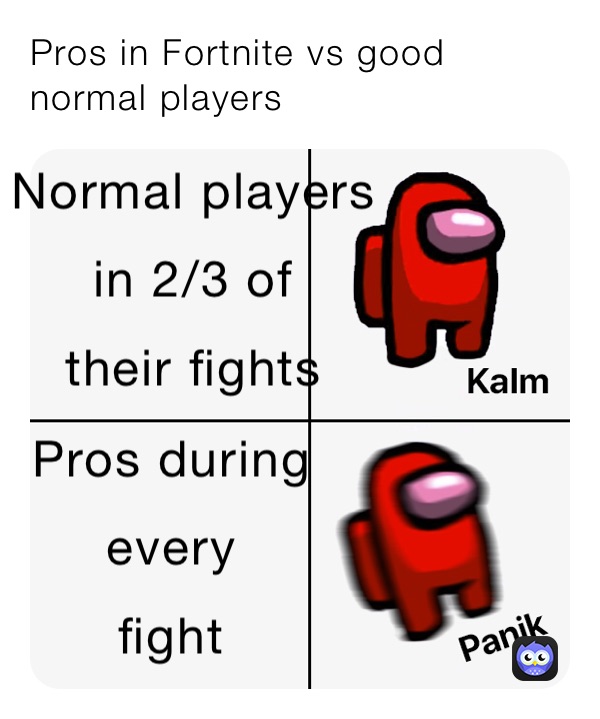 Pros in Fortnite vs good normal players