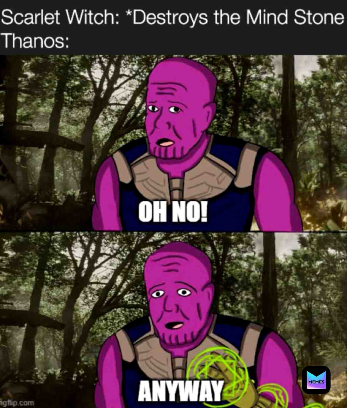 This guy needs more followers. Plz help him out. He’s all about marvel, so if you’re a fan you’ll like his memes