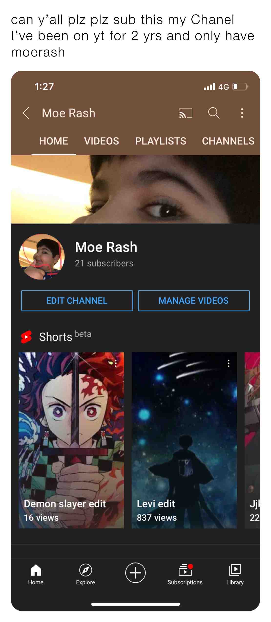 I upload gaming clips and anime amv s