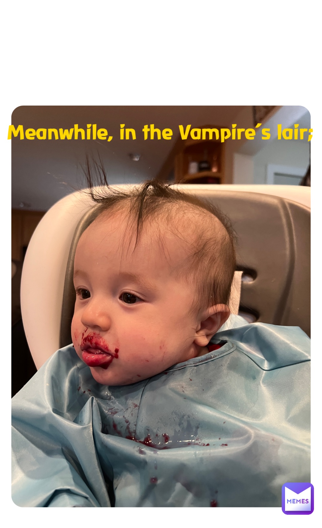 Double tap to edit Meanwhile, in the Vampire’s lair;