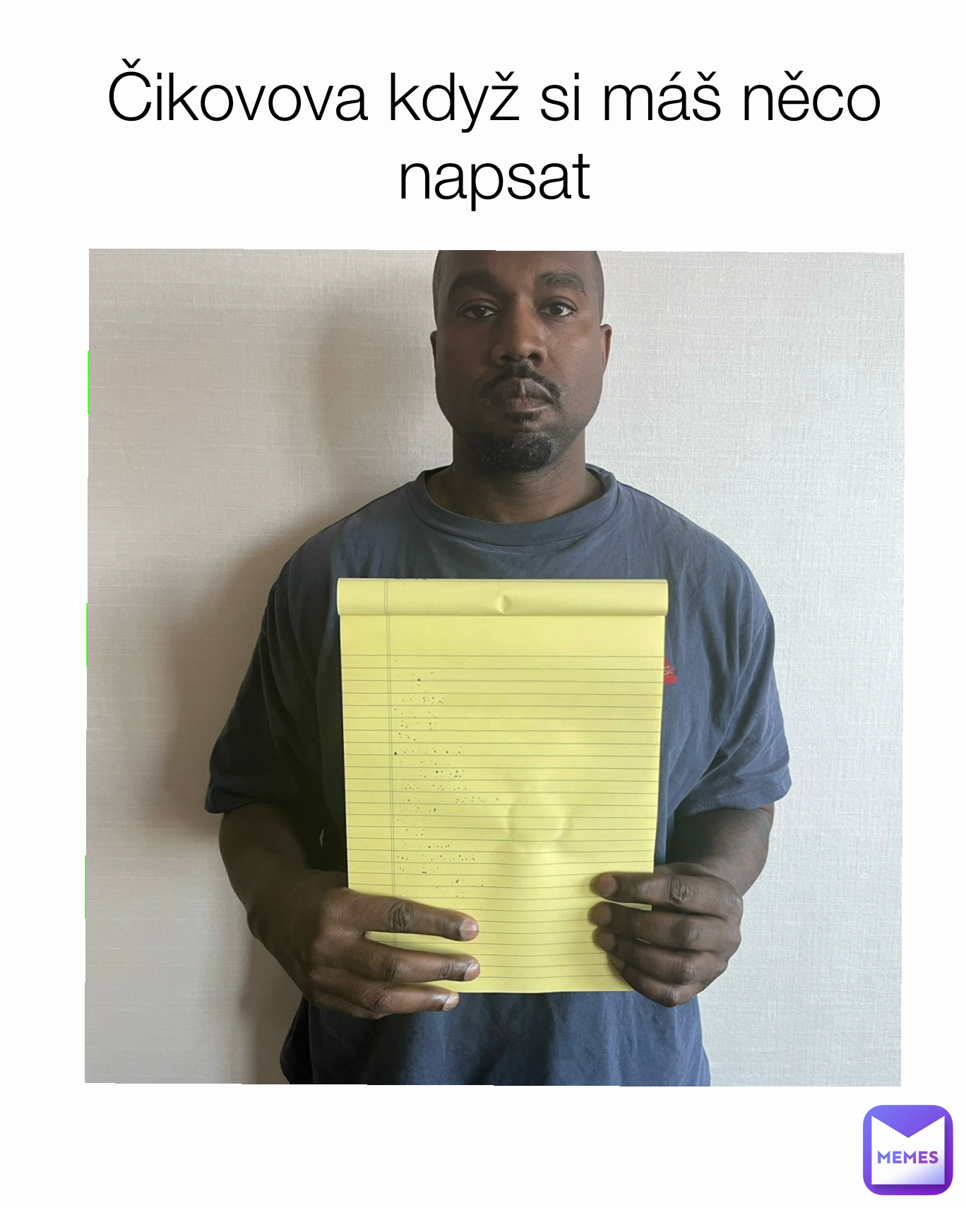 Čikovova když si máš něco napsat