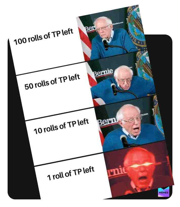 Please like & follow thanks! #Covid-19 #berniesanders #news #funny #toiletpaper #panicbuying