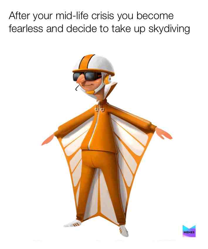 Please like & follow thanks! #Skydiving #fearless #2020 #funny #parents #old #true