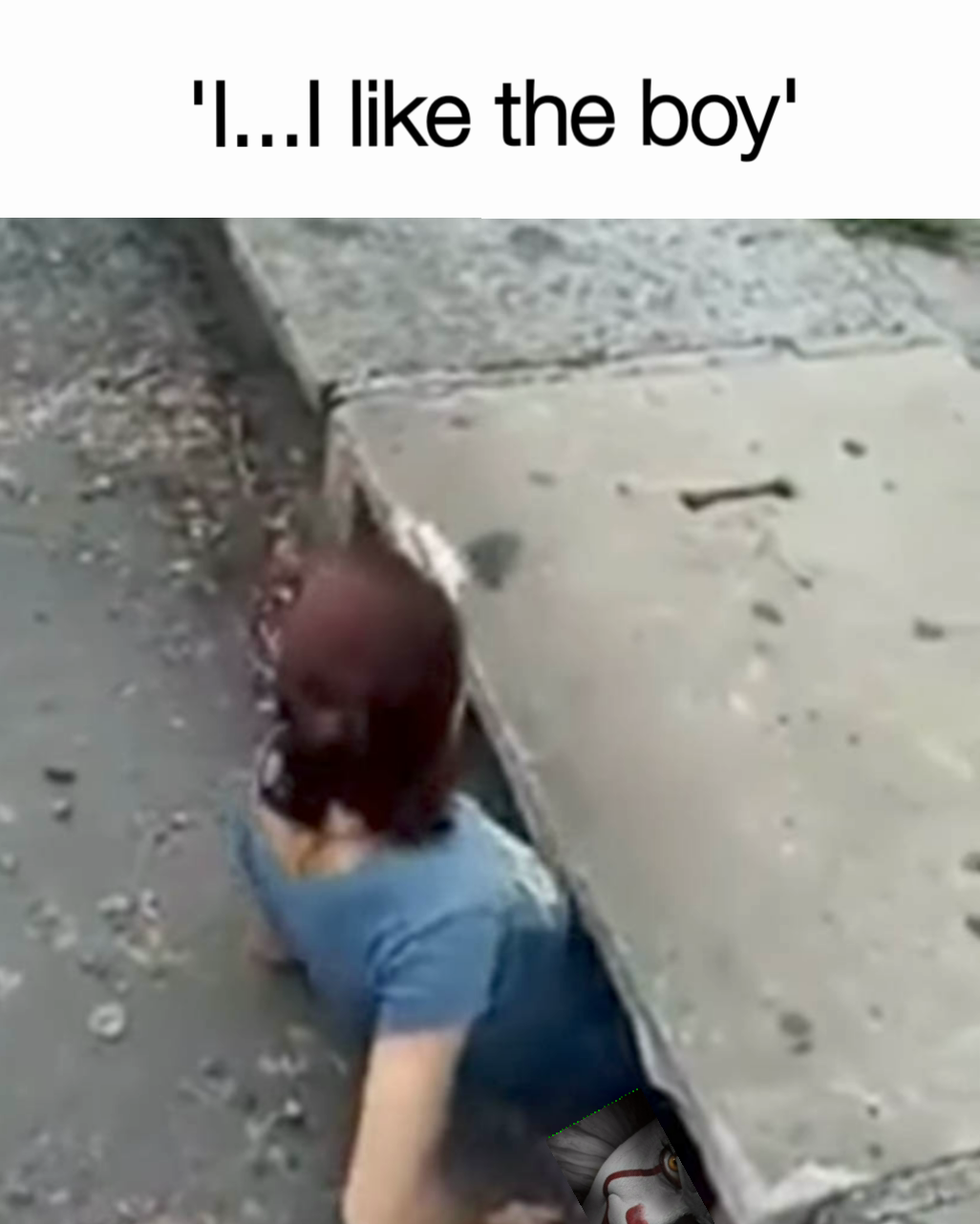 'I...I like the boy'