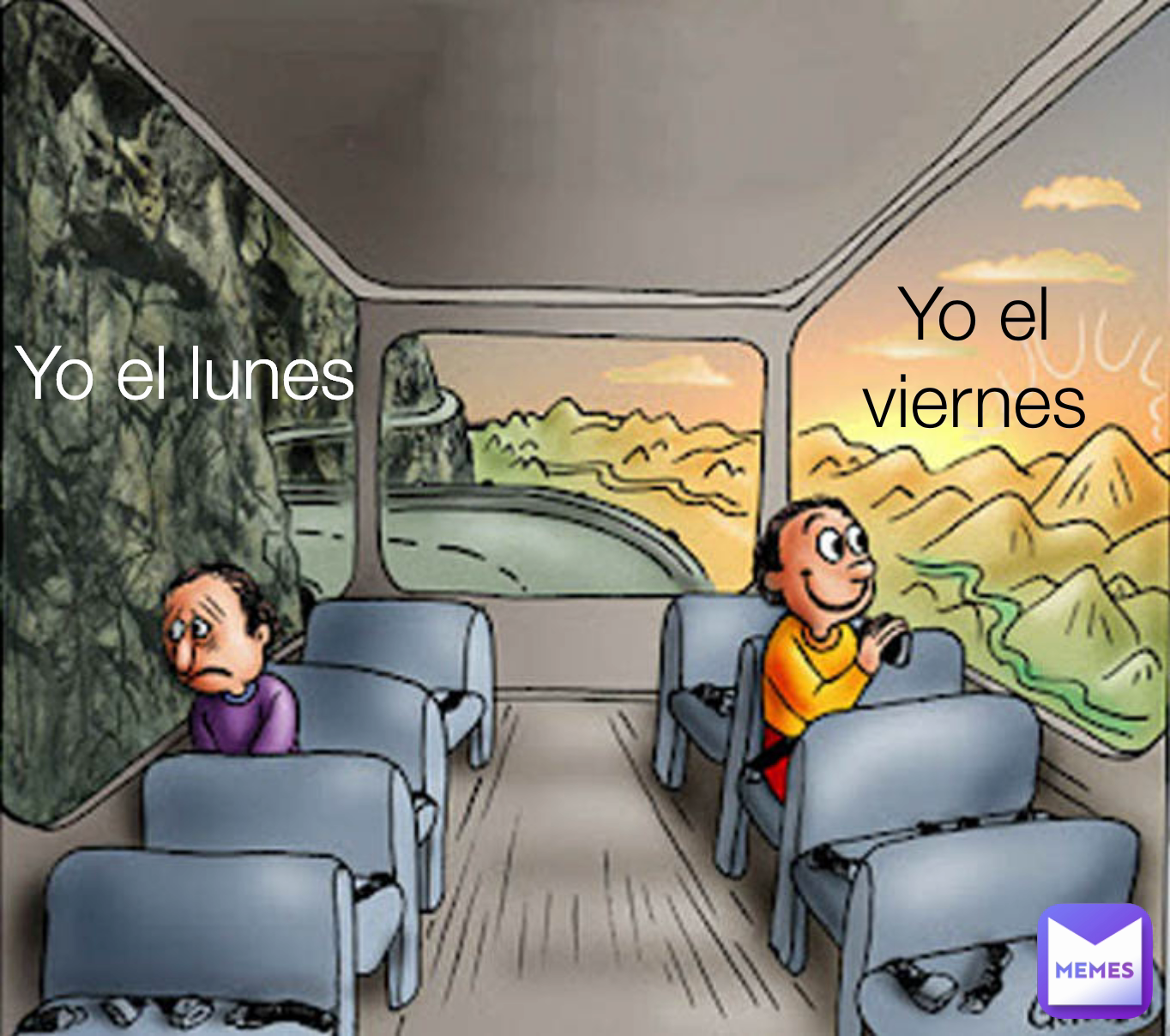Yo el viernes Yo el lunes