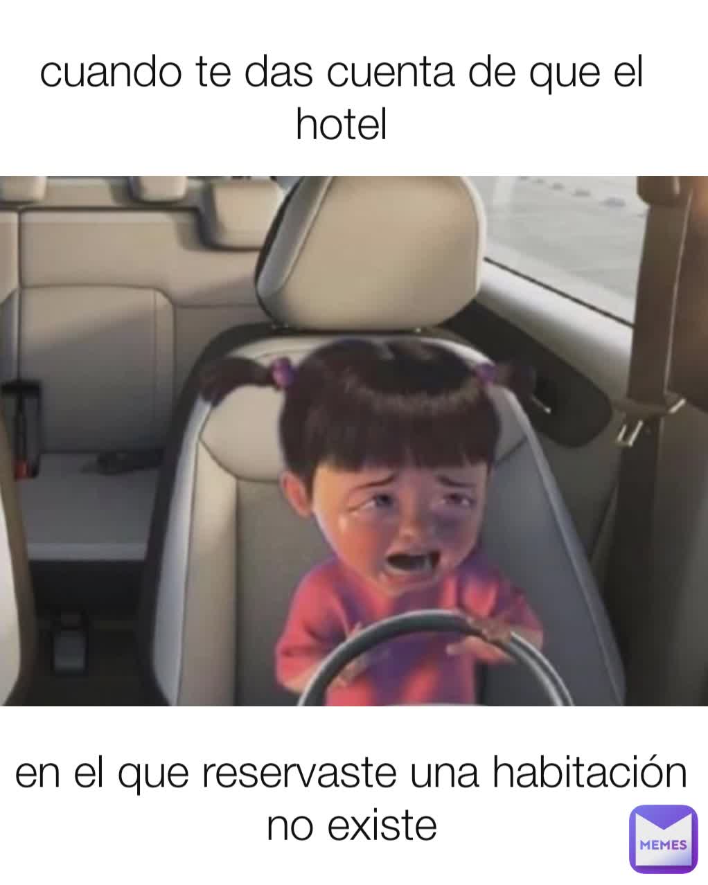 en el que reservaste una habitación no existe cuando te das cuenta de que el hotel