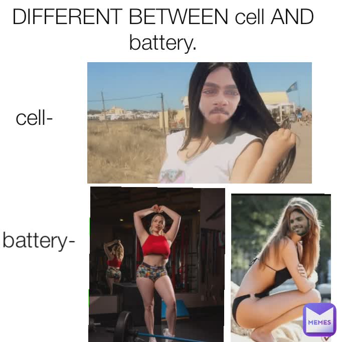 DIFFERENT BETWEEN cell AND battery. battery- cell-