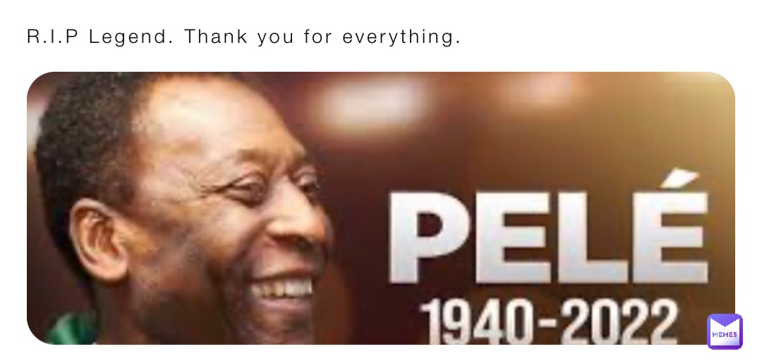 R.I.P Legend. Thank you for everything.