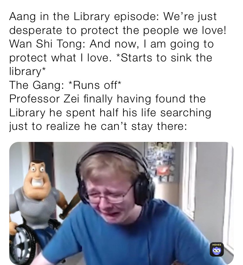 ng In The Library Episode We Re Just Desperate To Protect The People We Love Wan
