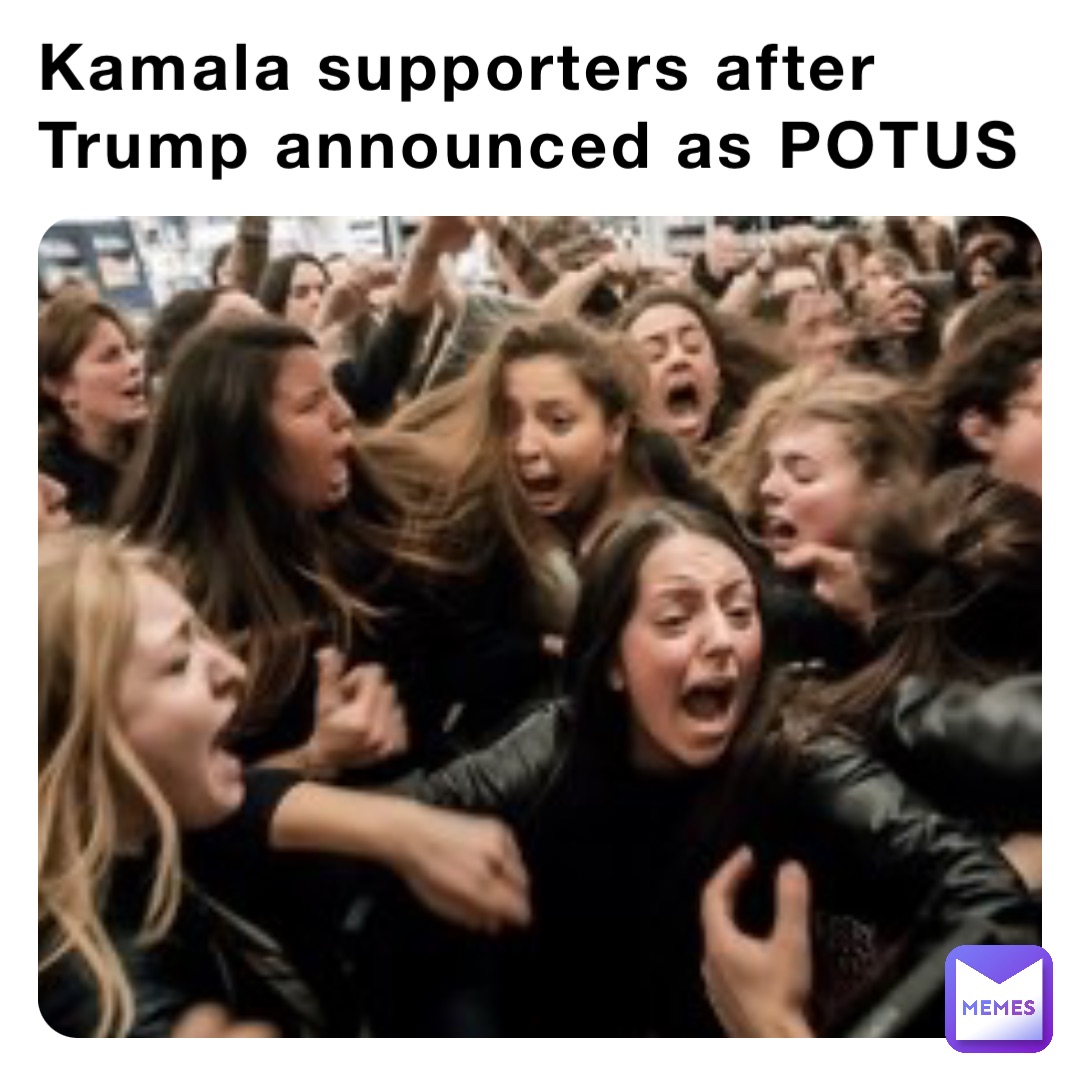 Kamala supporters after Trump announced as POTUS