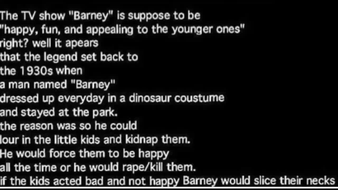Comment Barney at 3am for a parody #barnythedinosaur  #monkyman64