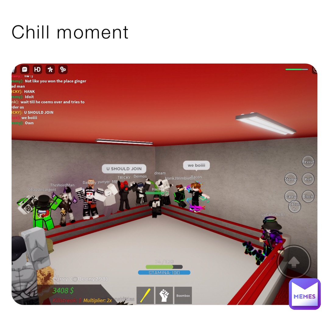 Chill moment