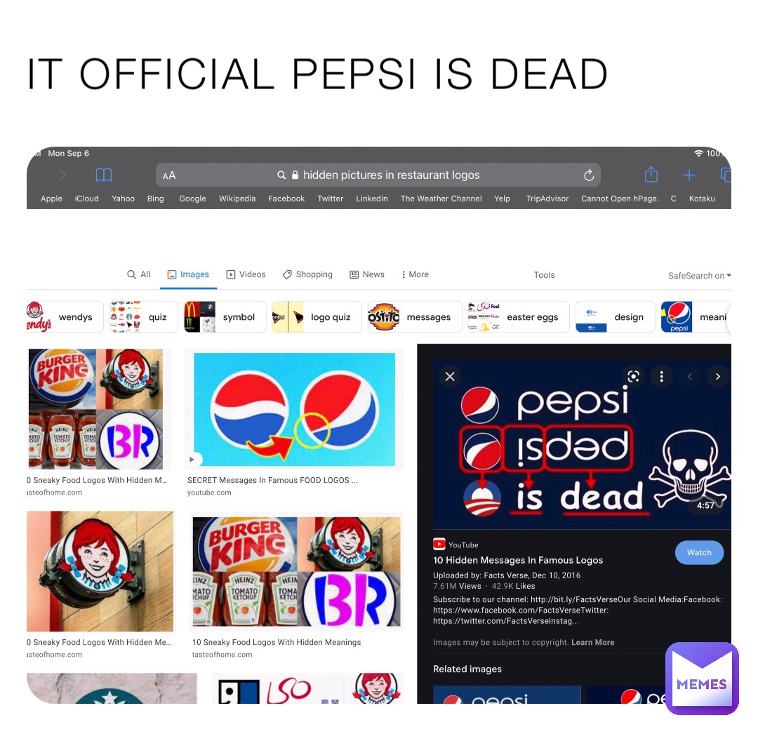 IT OFFICIAL PEPSI IS DEAD