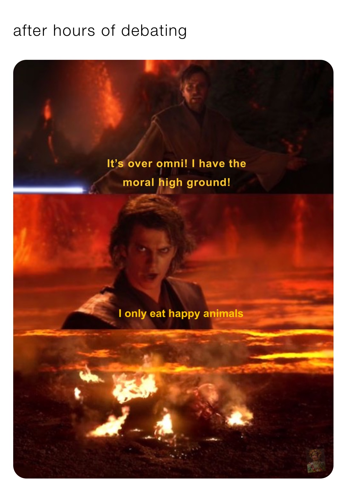 after hours of debating