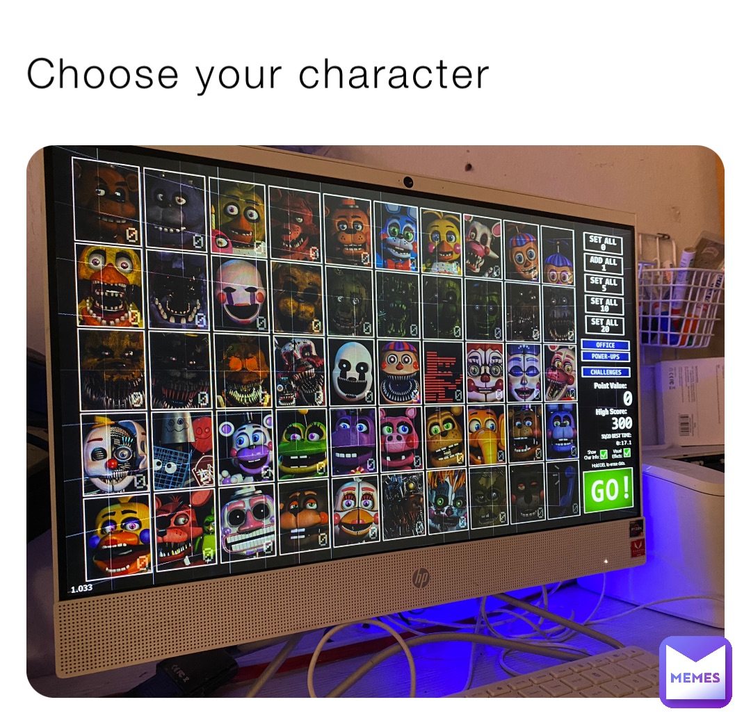Choose your character