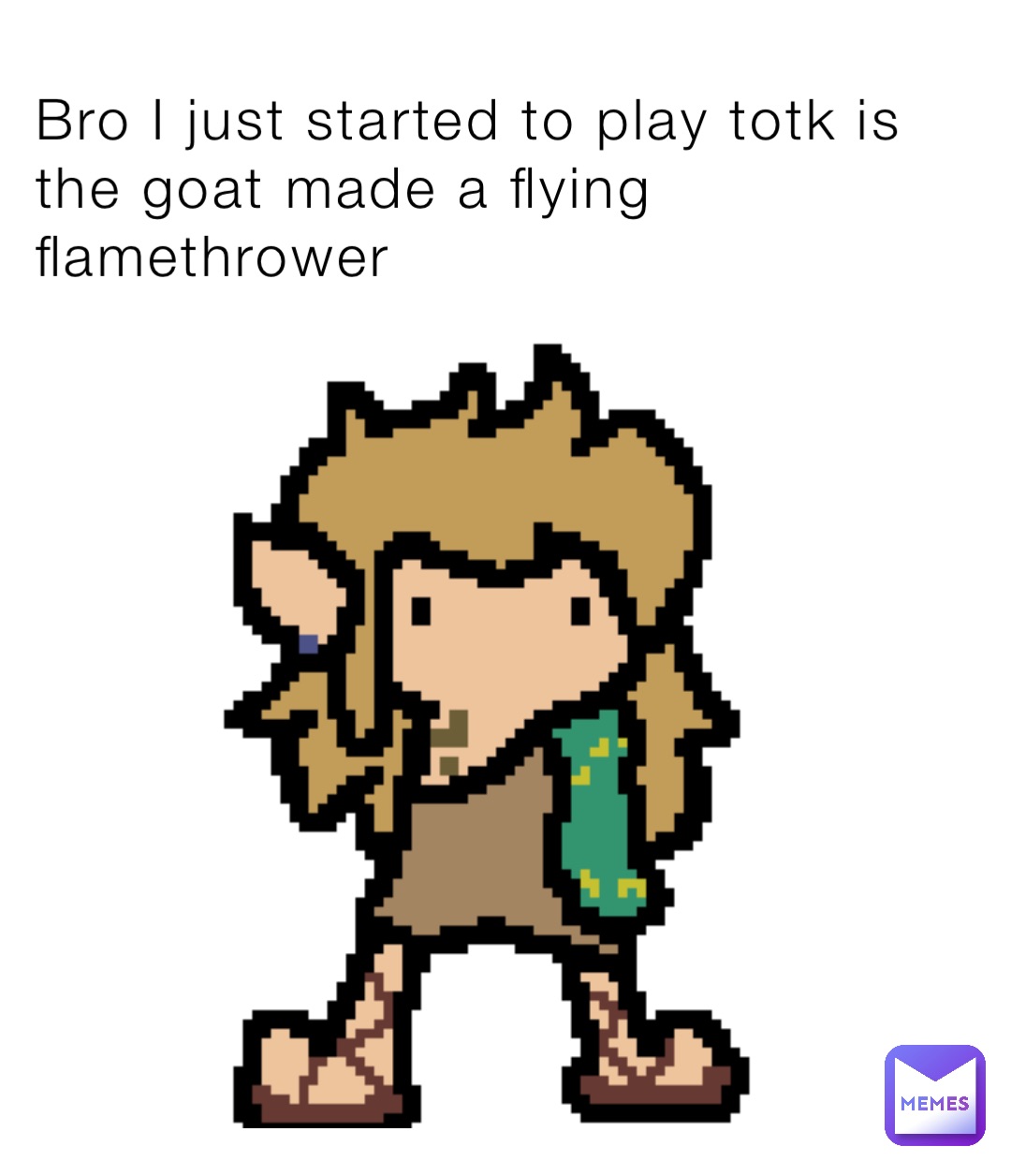 Bro I just started to play totk is the goat made a flying flamethrower